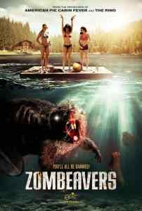 The poster for the upcoming Jordan Rubin feature film Zombeavers.