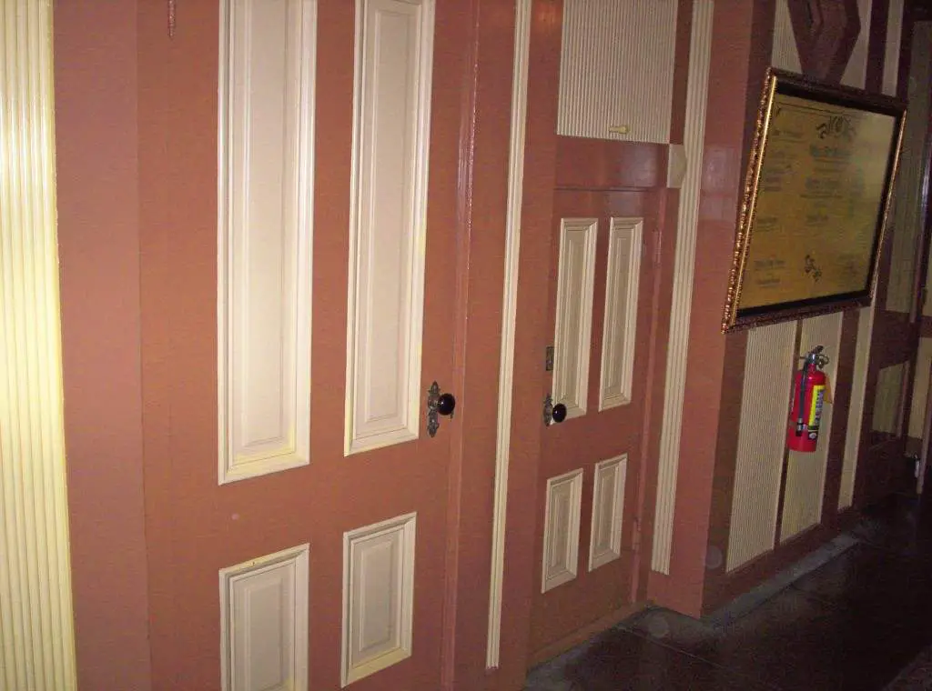 Small and large doors that have no meaning in the winchester house of mystery.