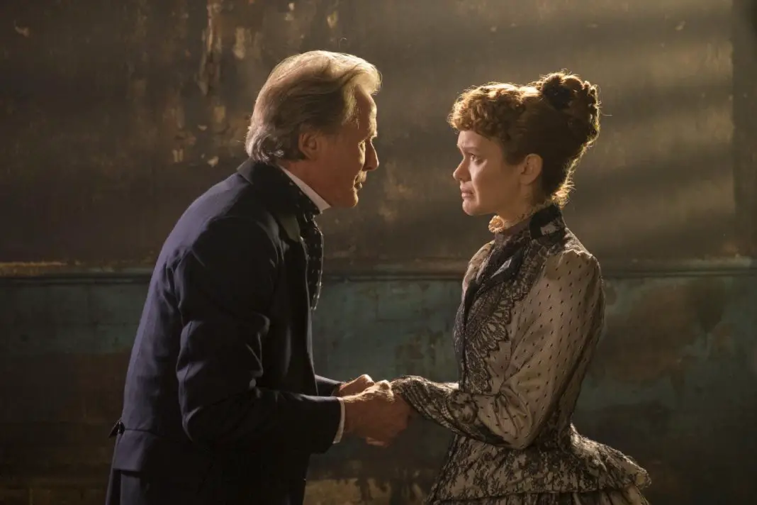 Bill Nighy and Olivia Cooke in The Limehouse Golem