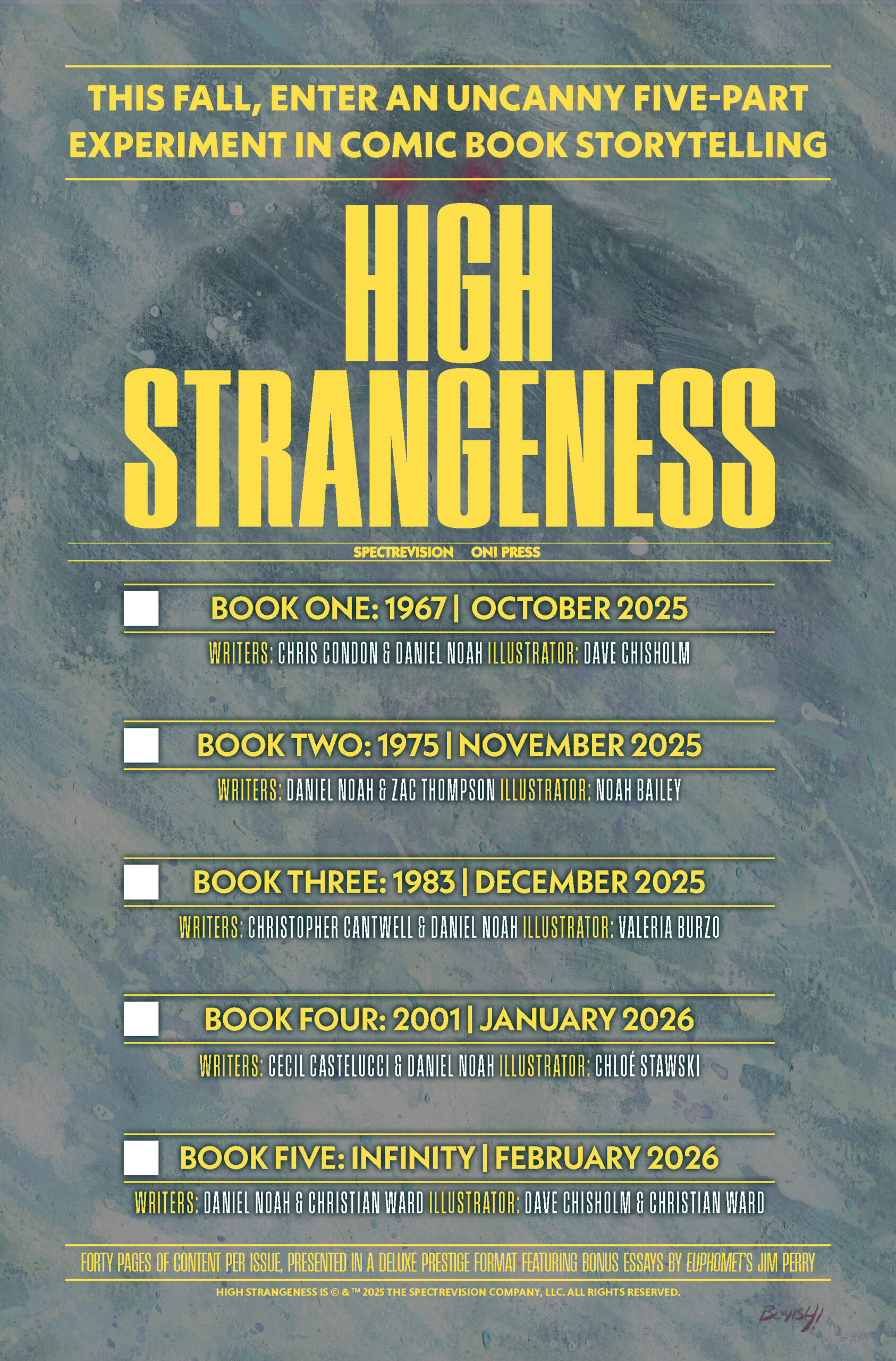 High Strangeness pull list