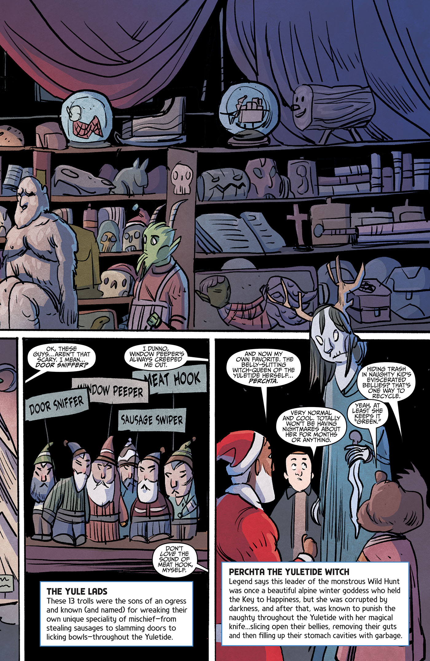 Yuletide sequential art
