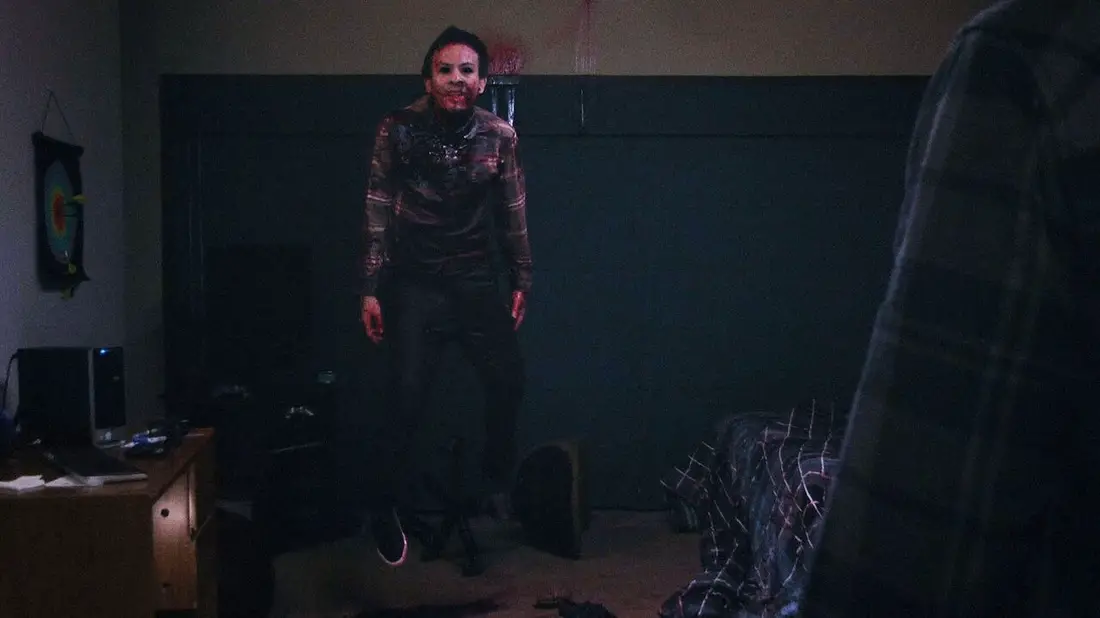 Boy floats to ceiling in The Entity