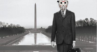 No, "Mr. Voorhees Goes To Washington" *isn't* coming to theaters anytime soon ... or is it?