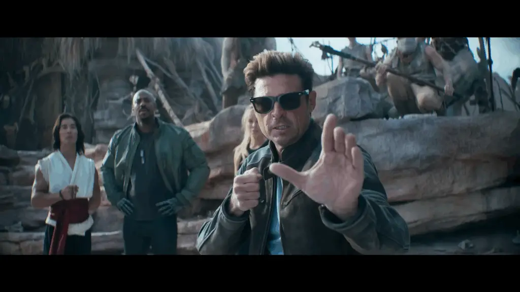 Karl Urban plays a composite character of EVERY washed up '90s action movie star in Mortal Kombat II.