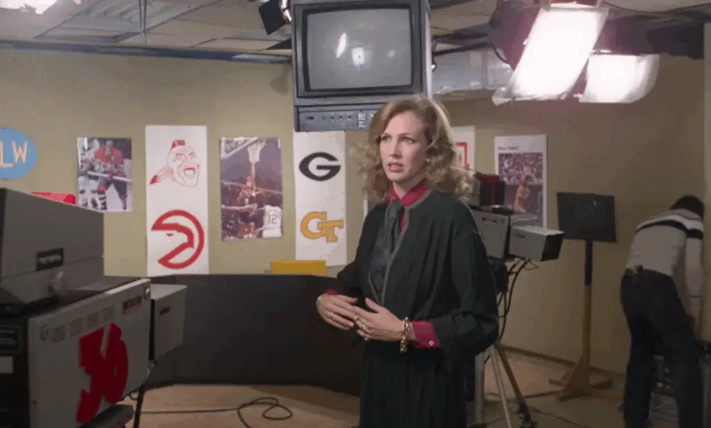 You KNOW it's a dated movie when you're seeing Atlanta Flames hockey posters in the background!