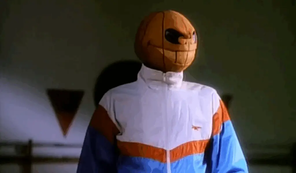 To be fair, the psycho killer's mask in Night of the Dribbler is *kinda* cool.