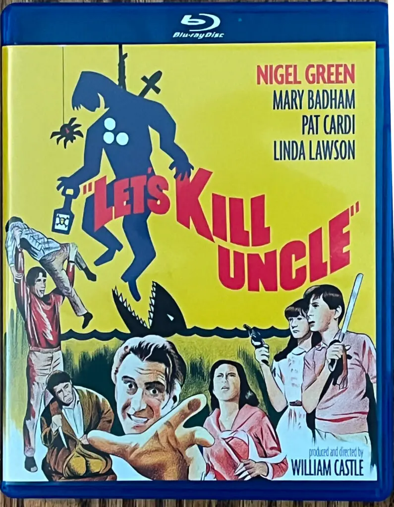 The Blu-Ray edition of "Let's Kill Uncle."