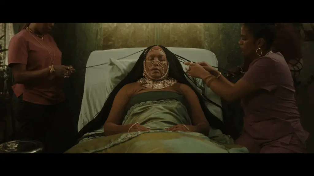 The practical makeup effects in Is God Is are truly impressive (and unnerving.)
