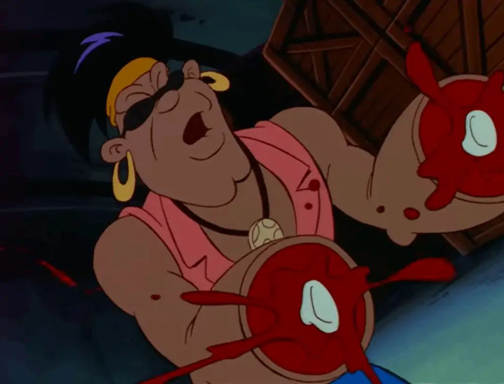 Yeah, you weren't seeing THIS on the Cartoon Network back in '97.