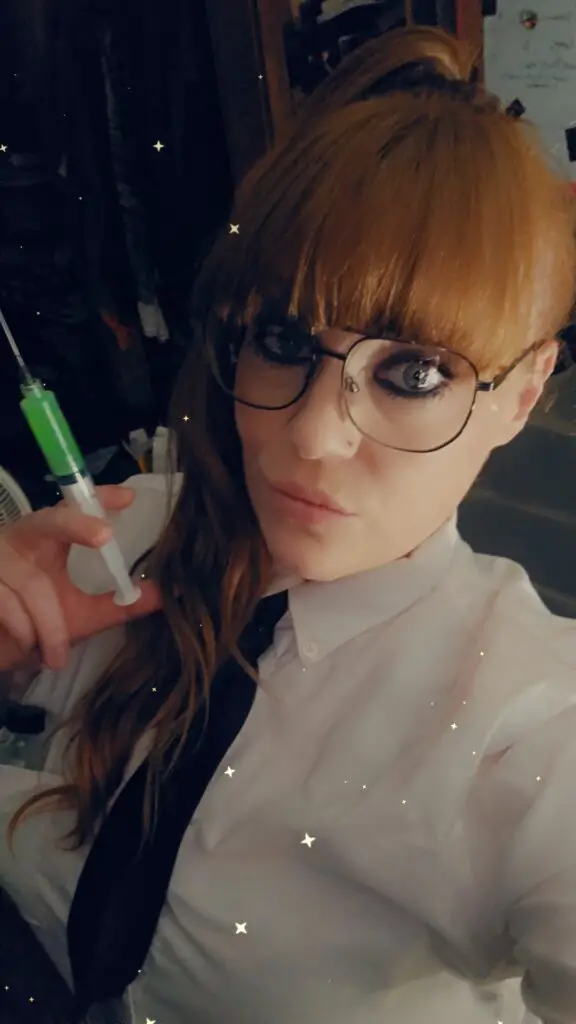 Sarah Sinn during her Miskatonic University days