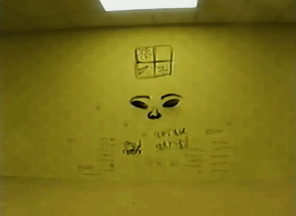 Oh no, my literal worst nightmare: graffiti at an abandoned furniture store!
