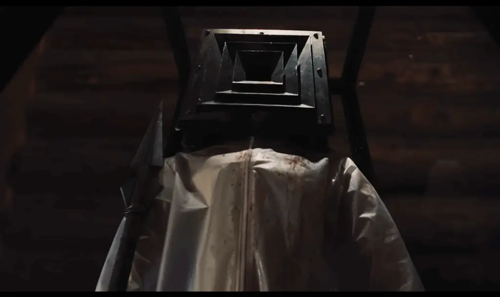 Looks like the killer of "Camp Miasma" just needed to, ahem, VENT a little.