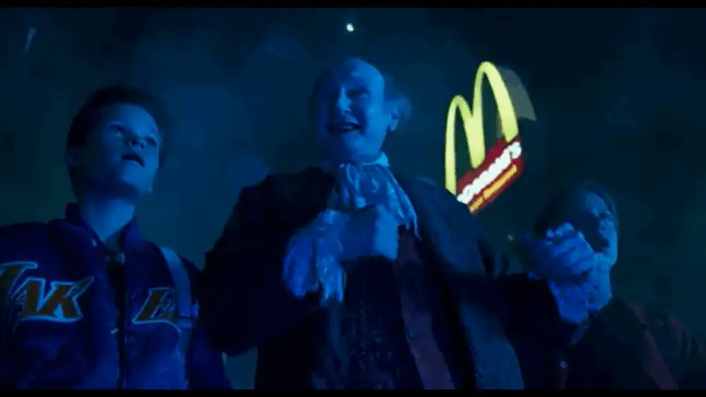 I'm sure McDonald's was really happy with that one blood drinking scene ...