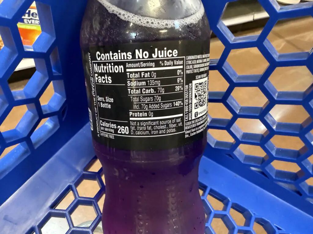 That's a lot of sugar.