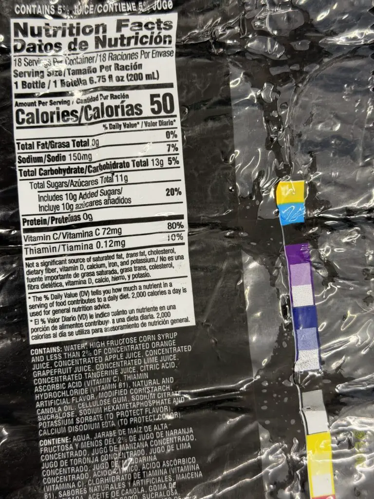 50 calories a bottle isn't that bad, really.