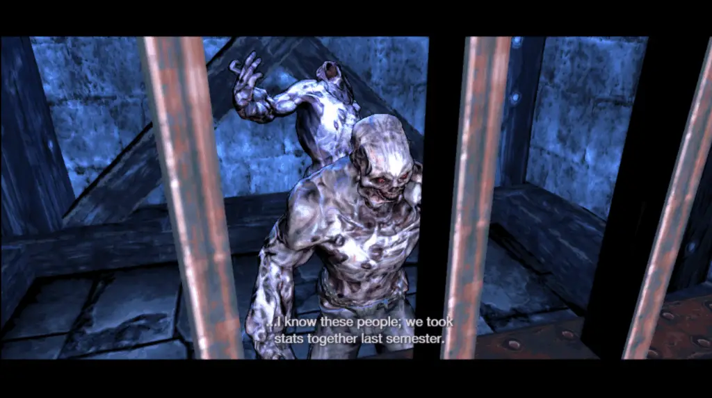 You'll see a LOT of ghoulish sights in Splatterhouse (2010.)