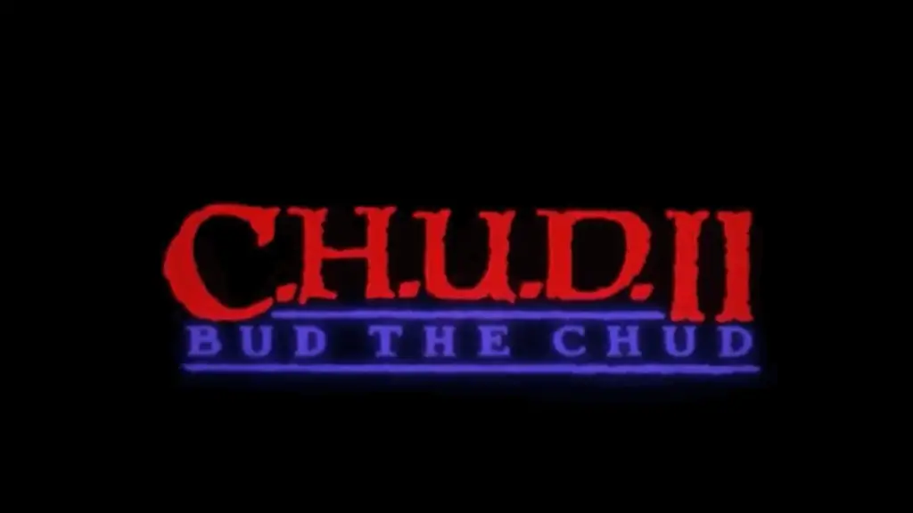 I guess they were too afraid to subtitle it "This C.H.U.D.'s For You?"