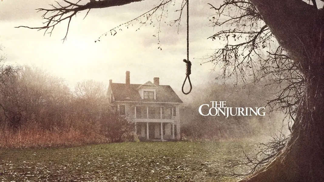 The Crooked Man. The movie poster shot for the conjuring in where a woman hung herself of the back yard tree.