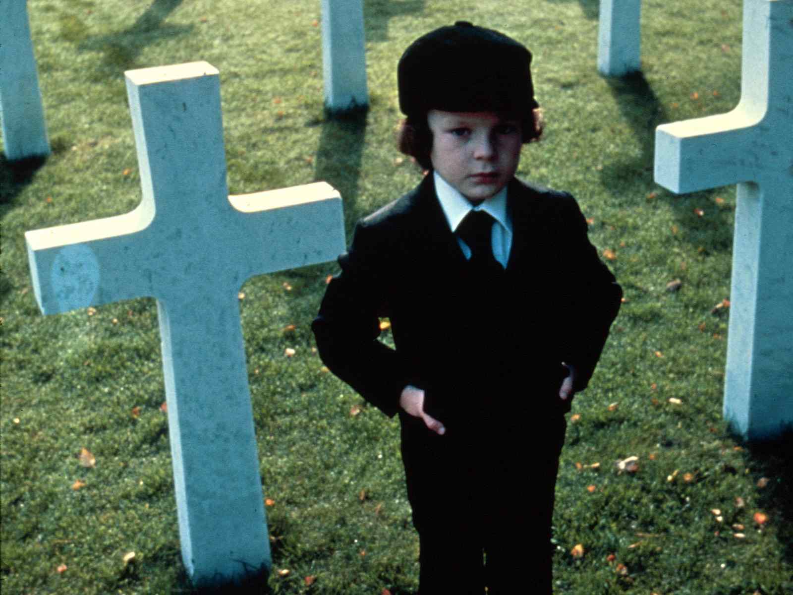 damien from the hit demonic movie The Omen from 1976 directed by richard donner
