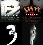 All the movies from the scream franchise by Wes craven in where a ghostface killer terrorizes a town.