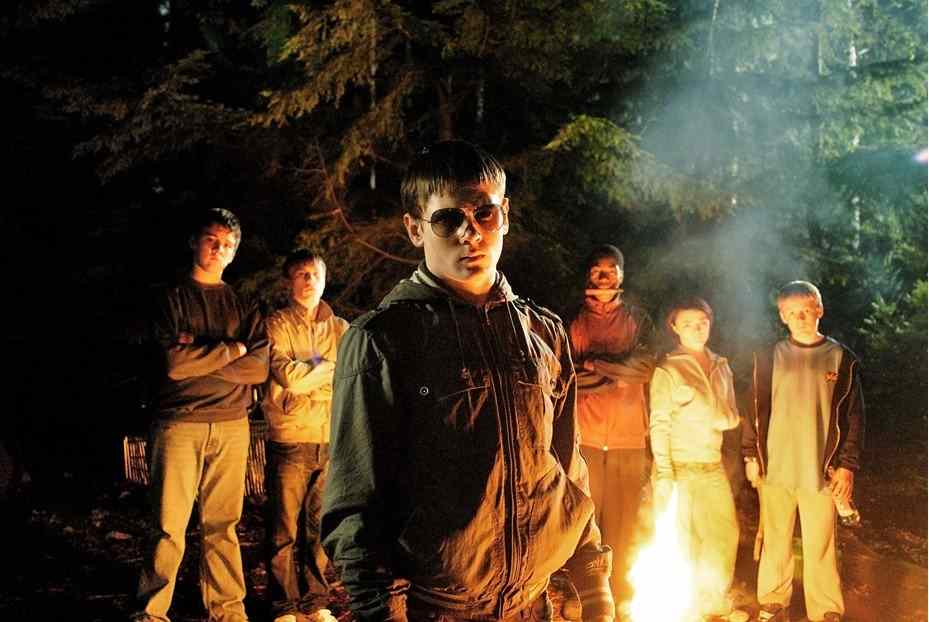 The gang of teenagers that terrorize whoever they can lead by Brett played by Jack O'Connell in the movie, Eden Lake directed by James Watkins.