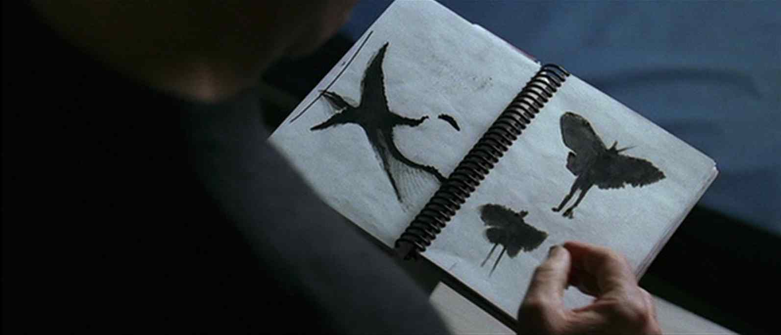 Drawings by what the mothman looks like in the movie starring Richard Gere and Laura Linney.