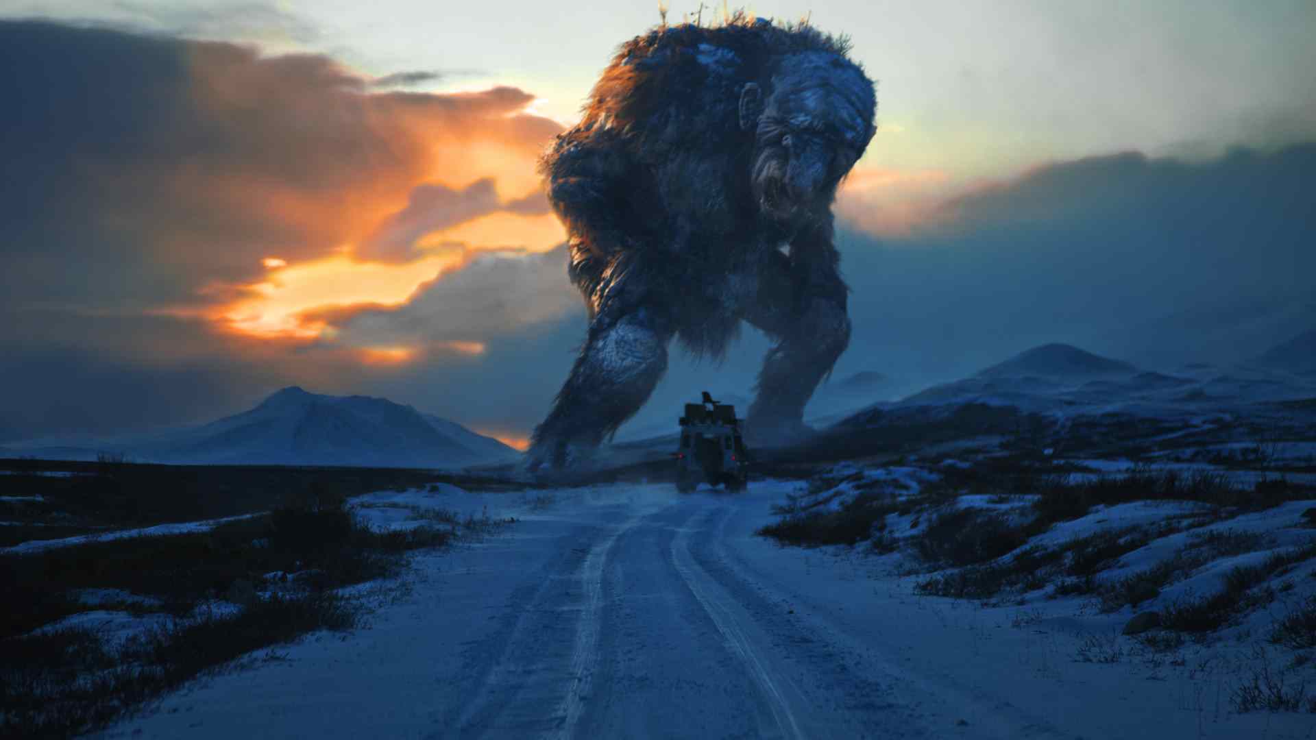 Jotnar the troll from the movie shot in Norway about trolls.