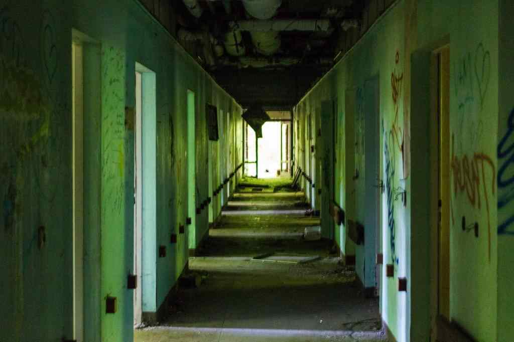 an abandoned hospital is a scary place to be. 