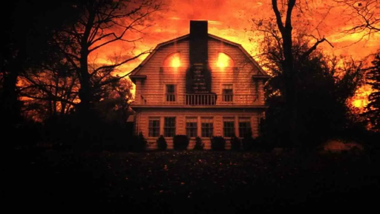 The Amityville horror house from Stuart Rosenberg's 1979 true story horror film The Amityville Horror.