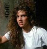 Ashley Laurence as Kirsty in Clive Barker's violent, 1987 S&M inspired, horror film Hellraiser.