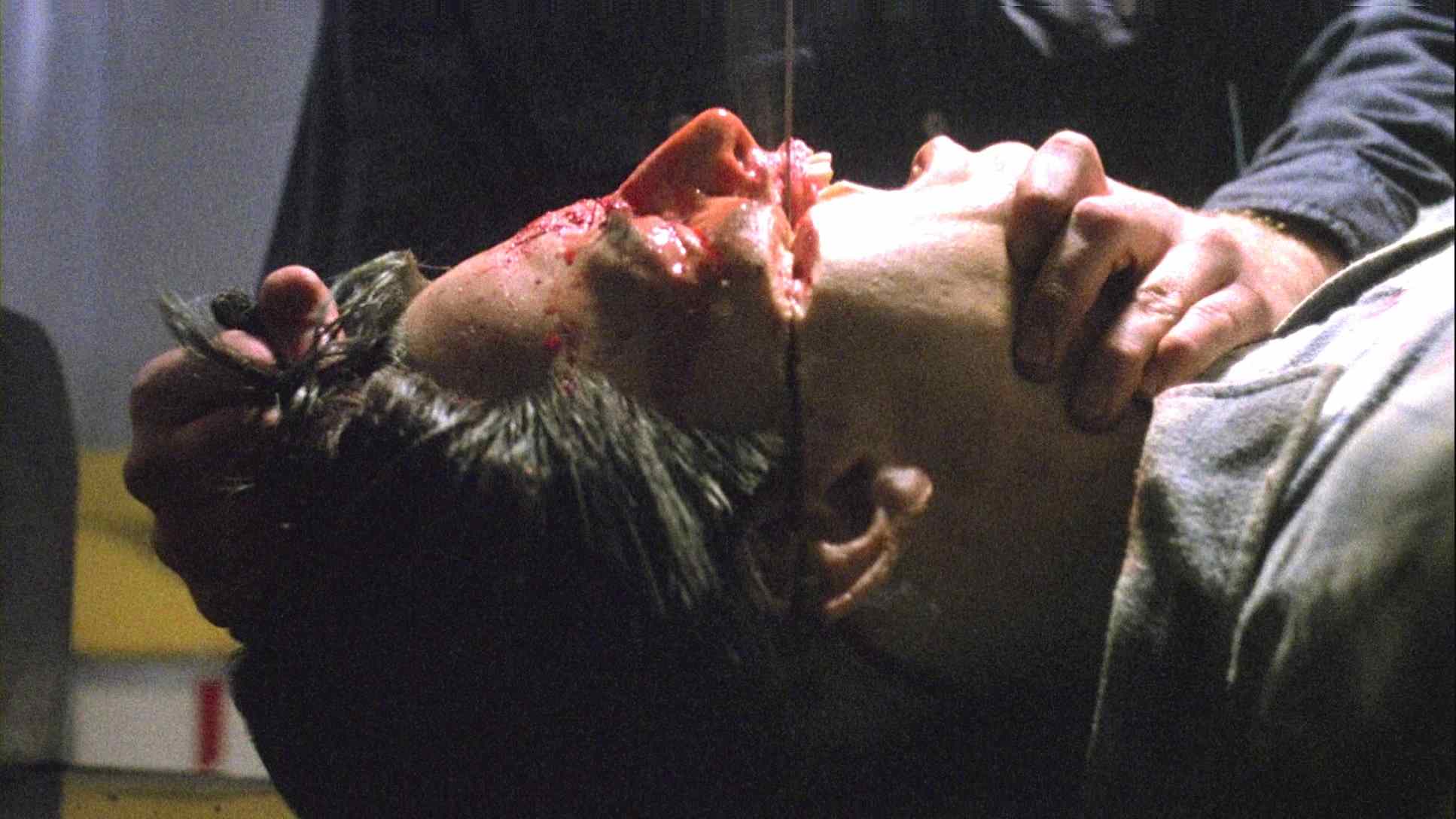A death scene in the 1989 Scott Spiegel horror slasher Intruder.