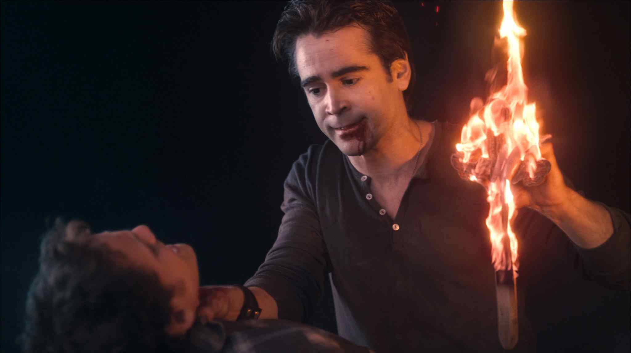 Jerry with a burning cross in Craig Gillespie's 2011 Fright Night remake.