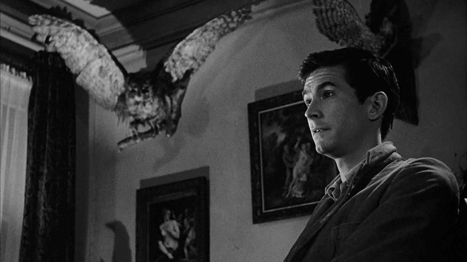 Norman Bates (Anthony Perkins) in Alfred Hitchcock's Psycho.