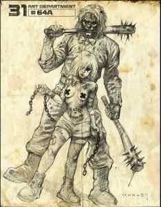 Concept art from Rob Zombie's 31. 