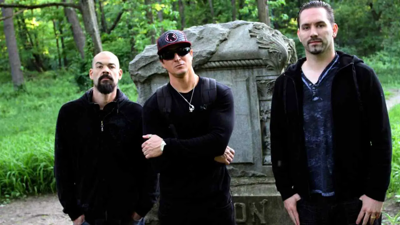 Aaron Goodwin, Zak Bagans and Nick Groff who are in the popular Ghost Adventures trio.