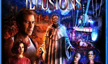 Blu-ray artwork for Clive Barker's Lord of Illusions.