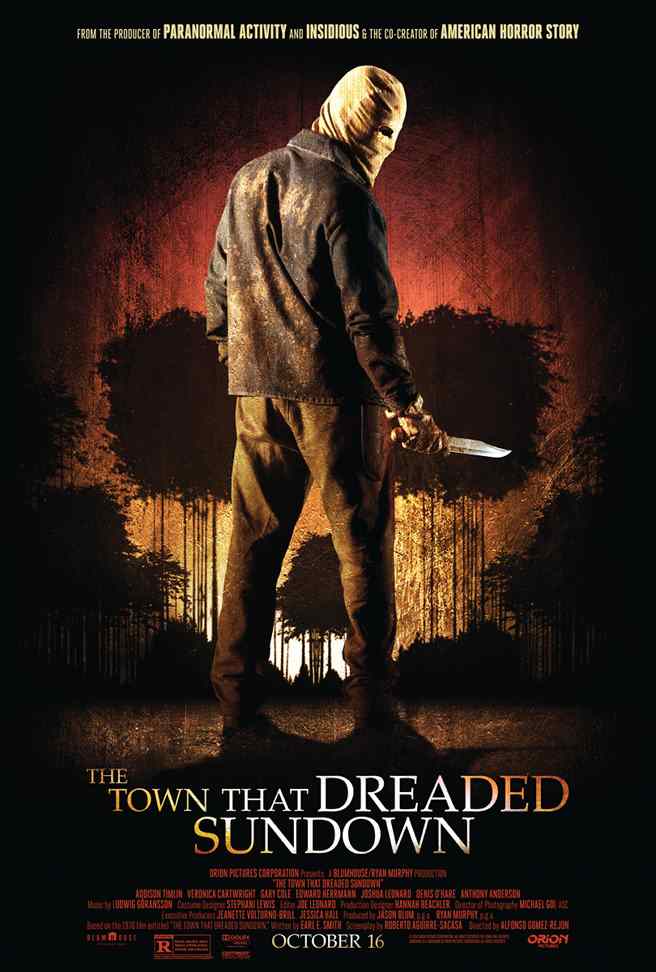 Poster for Alfonso Gomez-Rejon' remake of The Town that Dreaded Sundown. 