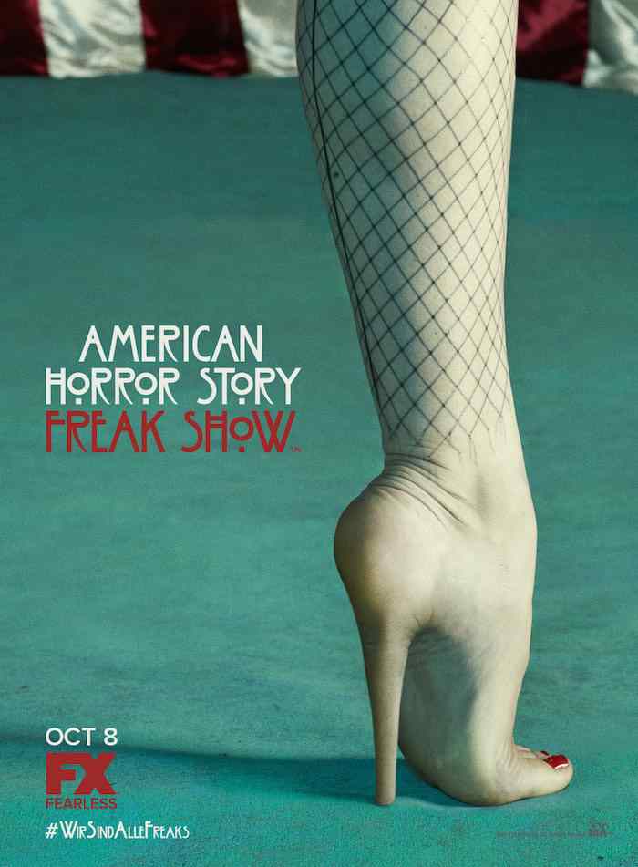 Teaser poster for Ryan Murphy's American Horror Story: Freak Show.