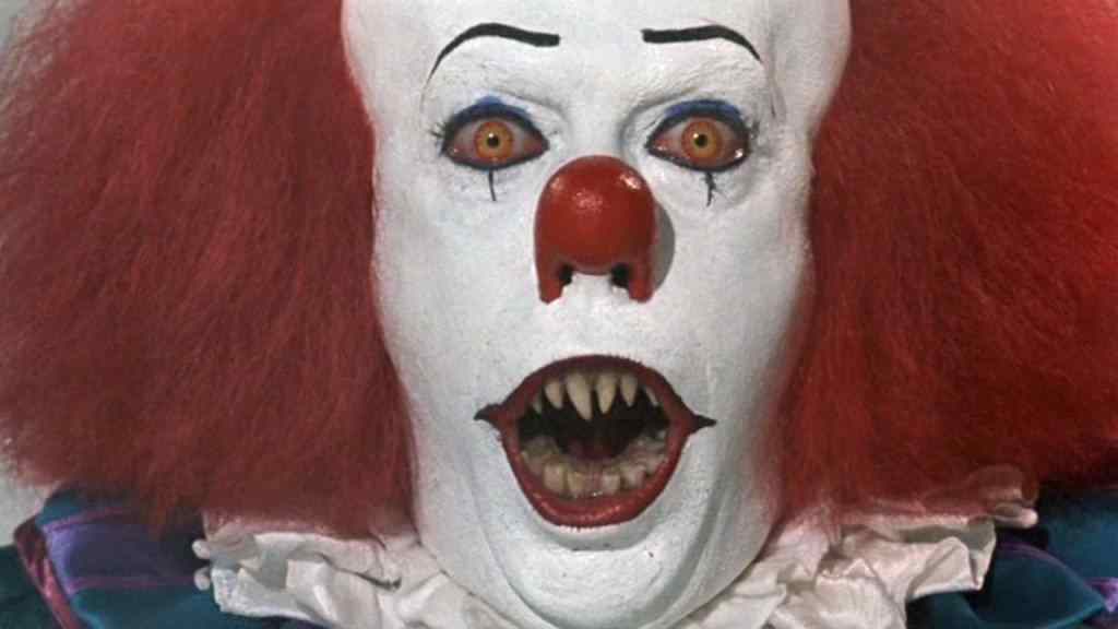 pennywise the clown from the hit franchise IT adapted from the stephen king novel.