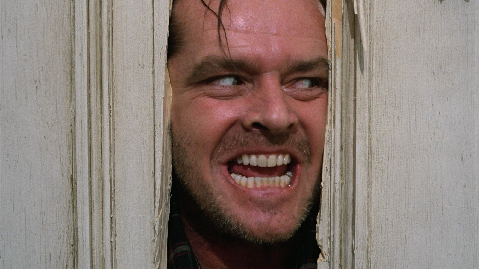Jack Nicholson in the popular movie The Shining.
