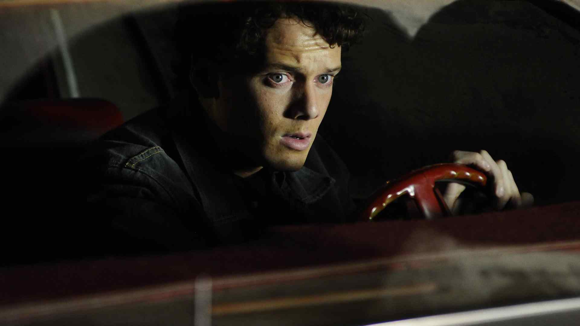 Anton Yelchin who plays Odd Thomas in the movie of the same name directed by Stephen Sommers.