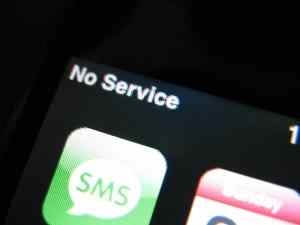 Mapimi Silent Zone: iPhone with no service