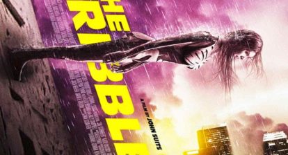 Blu-ray cover art for the film The Scribbler.