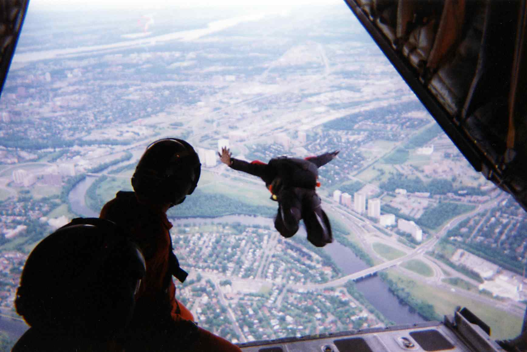 christine mackenzie sky dived and fell to near-death when her main and emergency parachutes failed.