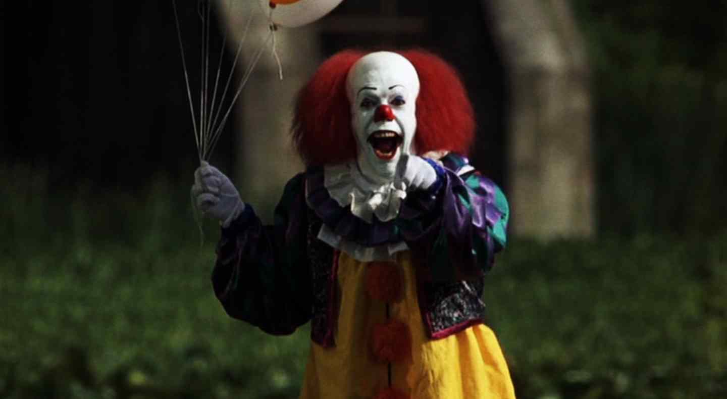 the well known clown played by tim curry from the known author stephen kings novel.