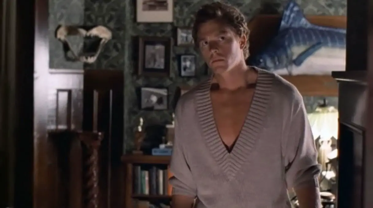 William Katt as author Roger Cobb from the movie House.