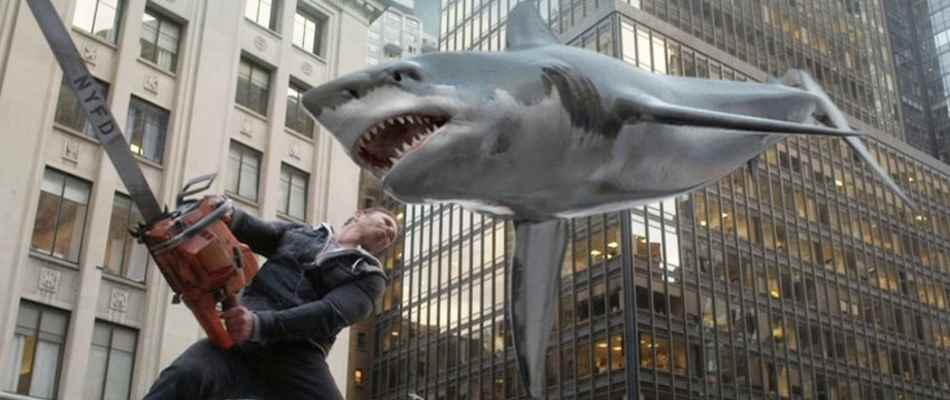 Shark Vs. Chainsaw in Sharknado 2: The Second One.