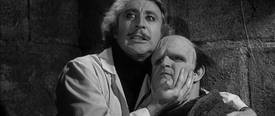 Young Frankenstein and his Monster in Young Frankenstein.