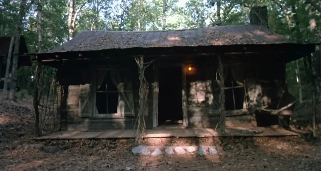 the cabin in evil dead II