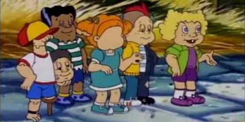 The core cast of Garbage Pail Kids from the animated series